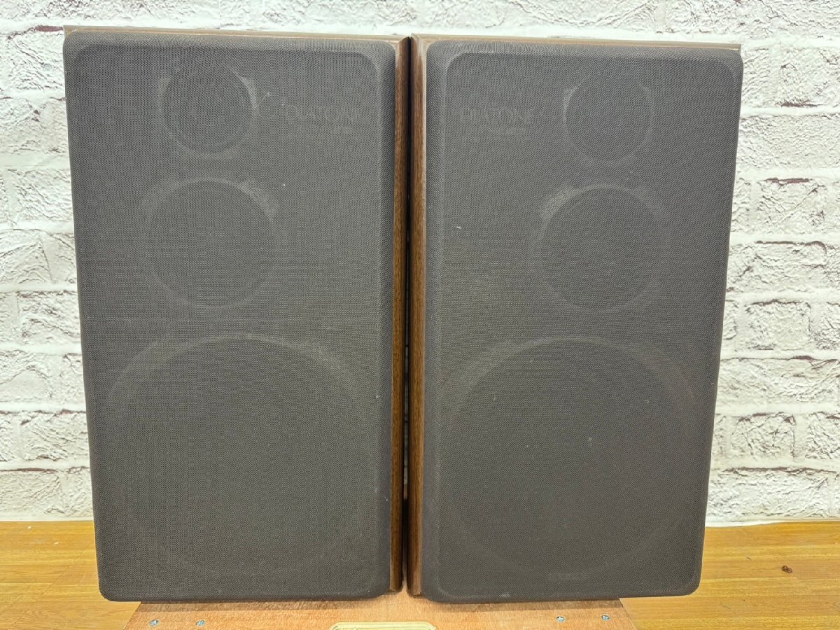 *t1944 used *DIATONE dia tone DS-77HRX /DK-77X/WN stand attaching pair speaker [3 mouth shipping ]