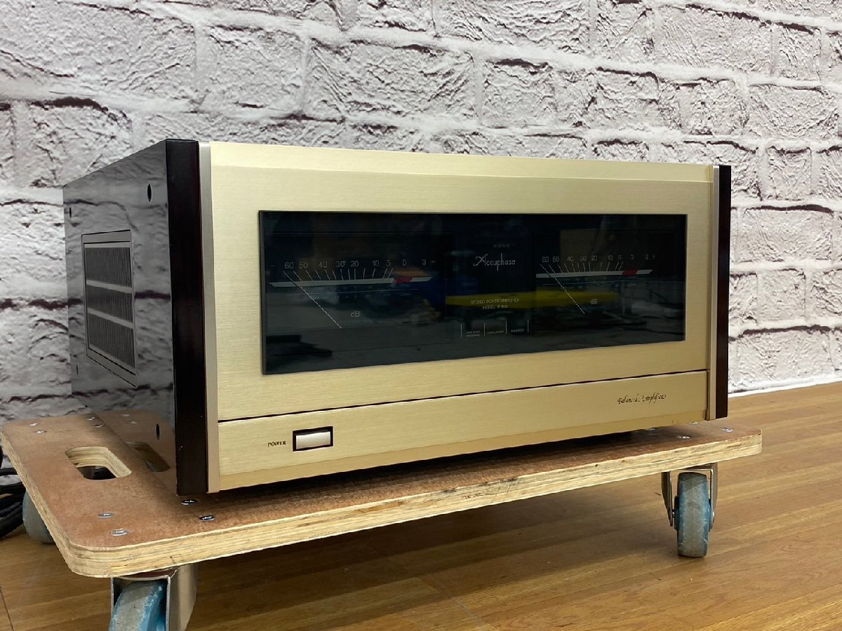 □t2002 中古★Accuphase アキュフェーズ  P-800 パワーアンプ 【ヤマトボックスチャーター便/法人様のみ利用可能】の画像1