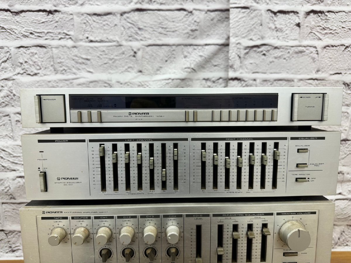 *t2056 present condition goods *Pioneer Pioneer A-Y7/F-Y7/CT-Y8W/MA-Y7/SG-100 audio set 