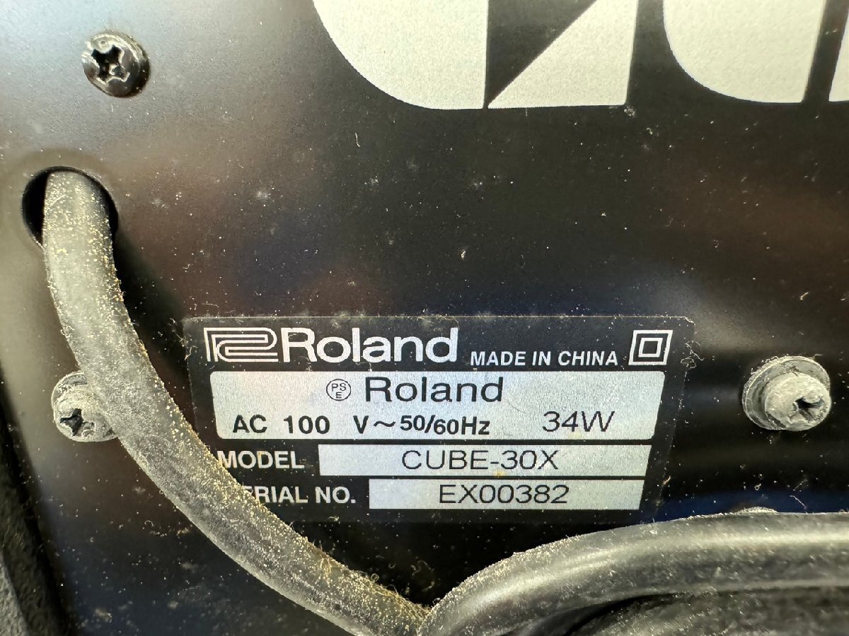 □t2062 中古★ Roland ローランド CUBE-30X ギターアンプの画像7