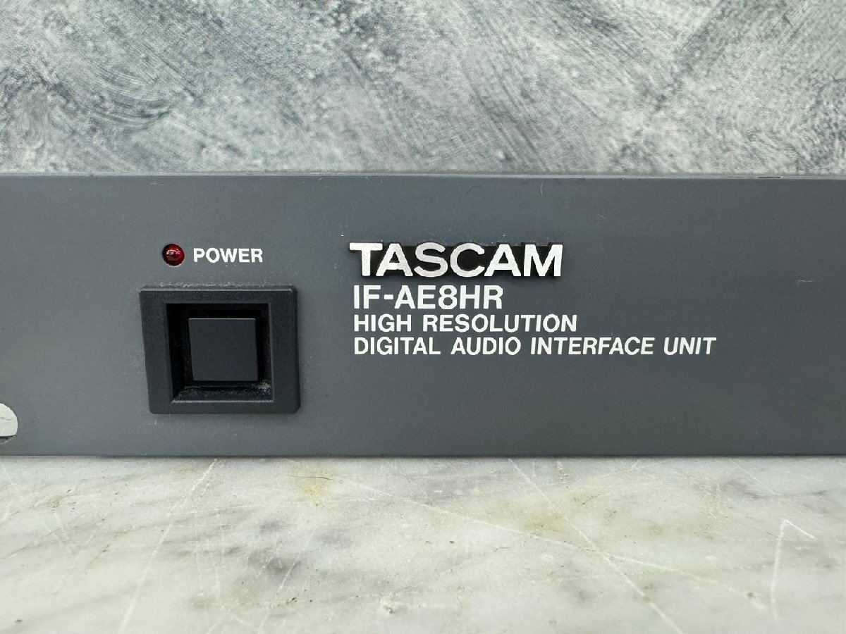 *t2083 present condition goods *TASCAM Tascam IF-AE8HR audio interface body only 