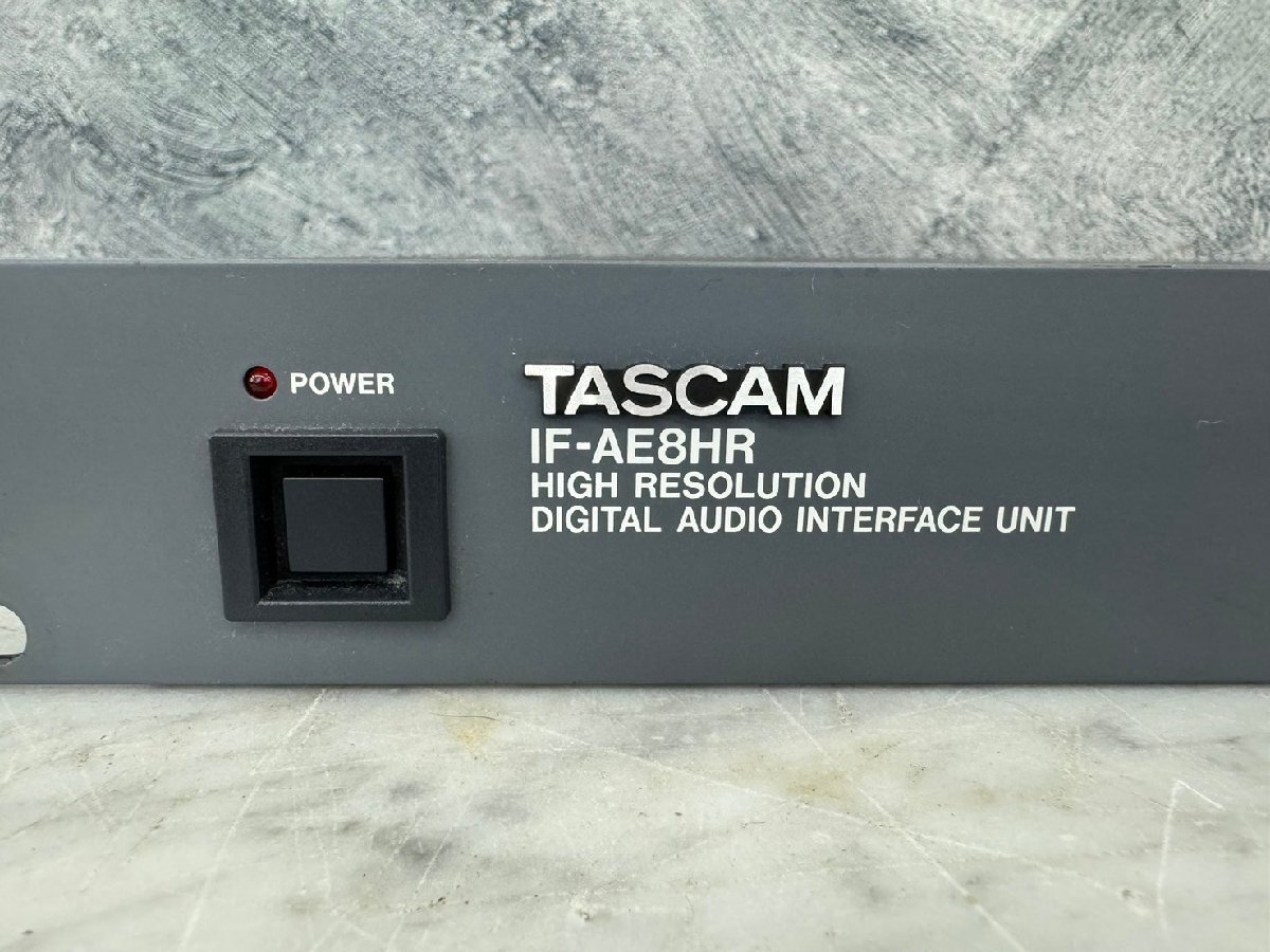 □t2083 現状品★TASCAM タスカム IF-AE8HR オーディオインターフェイス 本体のみの画像4