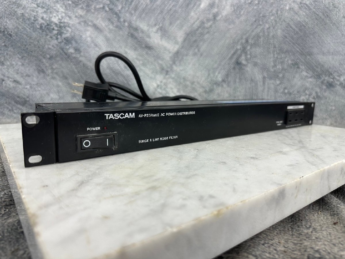 □t2107 現状品★TASCAM タスカム AV-P25R mkii パワーディストリビューターの画像1