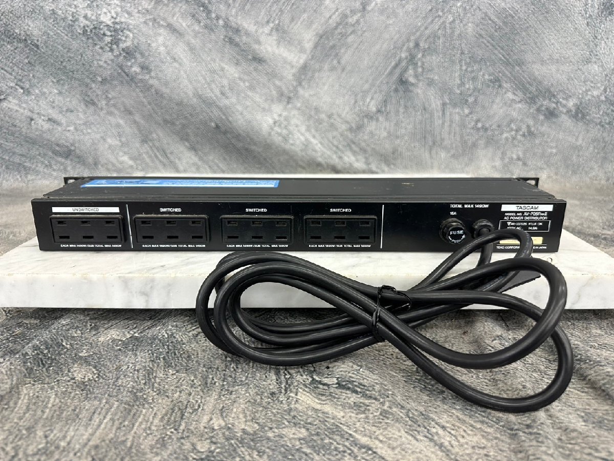 □t2107 現状品★TASCAM タスカム AV-P25R mkii パワーディストリビューターの画像6