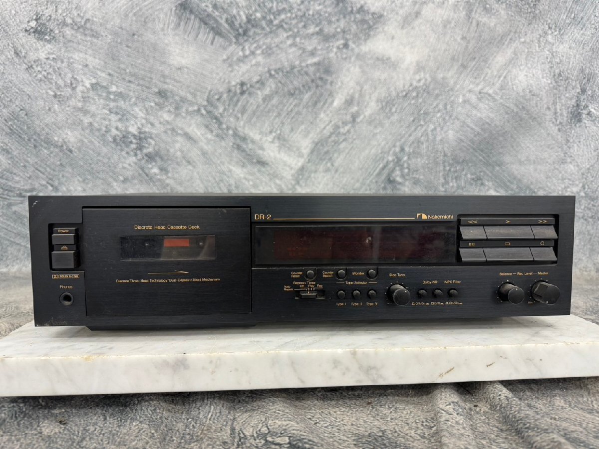 □t2147 ジャンク★Nakamichi DR-2 ナカミチ カセットデッキの画像2