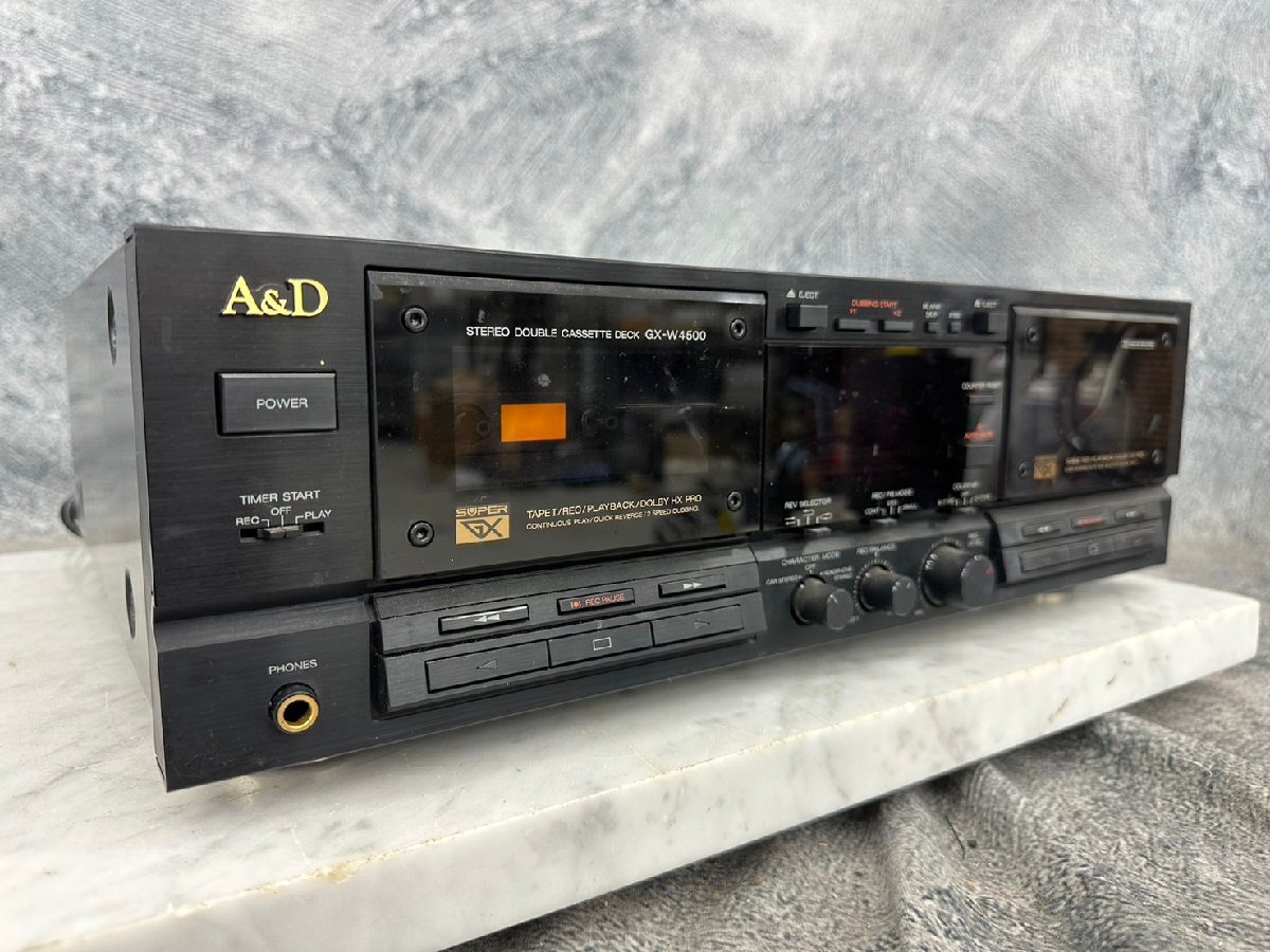 □t2183 中古★A&D GX-W4500 カセットデッキの画像1