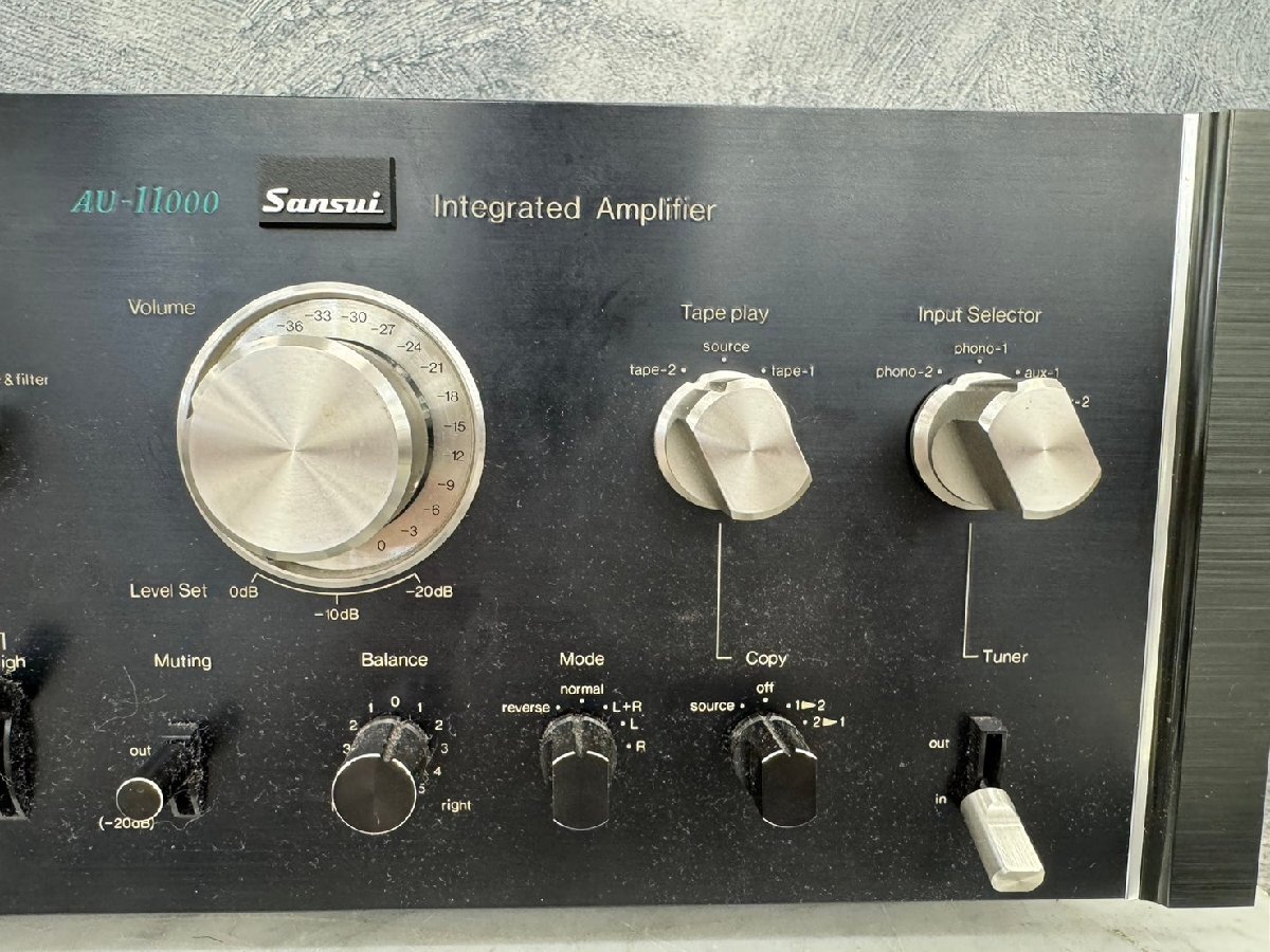 □t2193 中古★SANSUI AU-11000 サンスイ プリメインアンプの画像4