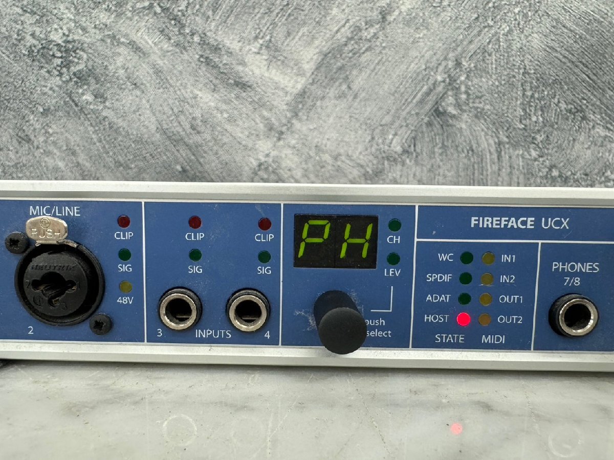 *t2201 текущее состояние товар *RME FIREFACE UCX аудио интерфейс корпус только 