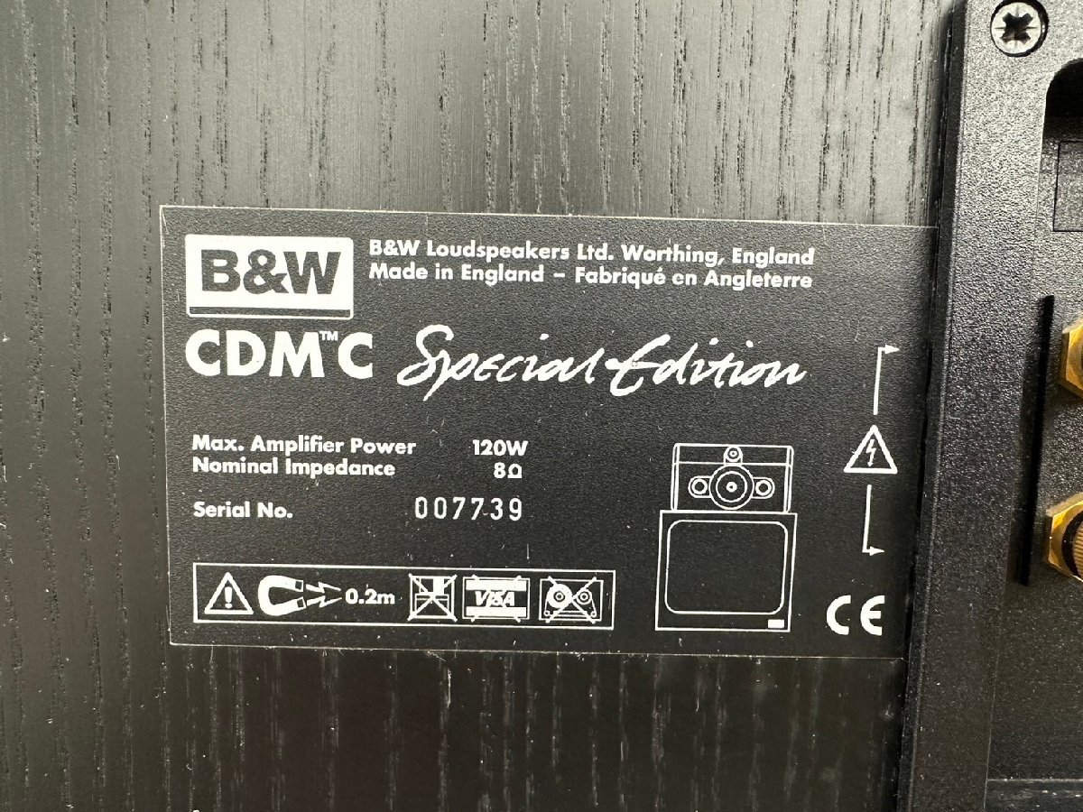 □t2232　中古★B&W　CDMC　センタースピーカー