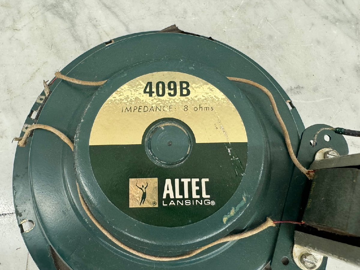 □t2376　ジャンク★ALTEC　409B　アルテック　シングル　スピーカーユニット_画像9