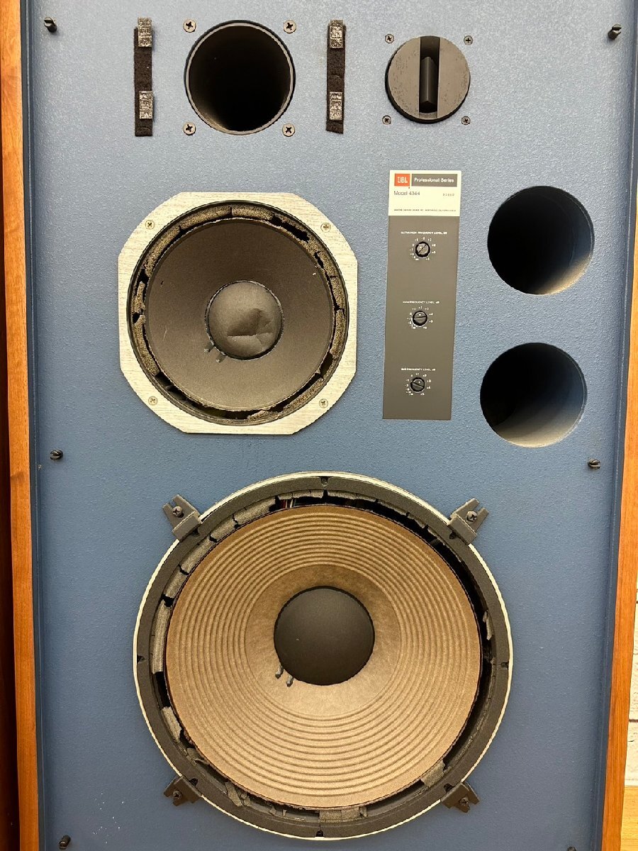 □t1841 現状品★JBL  4344  ペアスピーカー 【ヤマトボックスチャーター便/法人様のみ利用可能】の画像5