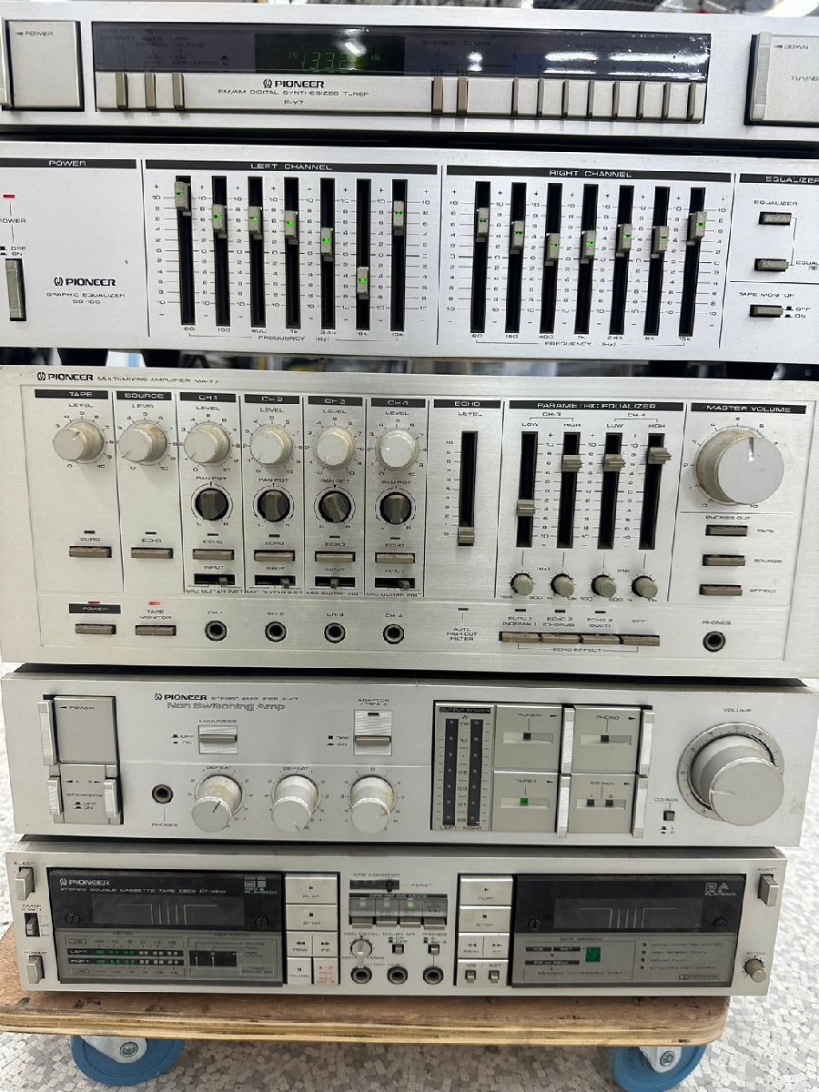 *t2056 present condition goods *Pioneer Pioneer A-Y7/F-Y7/CT-Y8W/MA-Y7/SG-100 audio set 