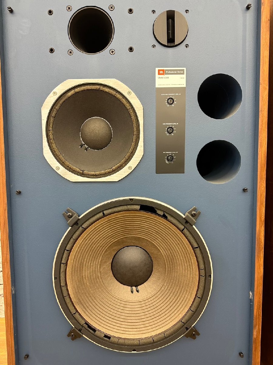 □t2158 中古★JBL 4344 ペアスピーカー 【ヤマトボックスチャーター便/法人様のみ利用可能】の画像4