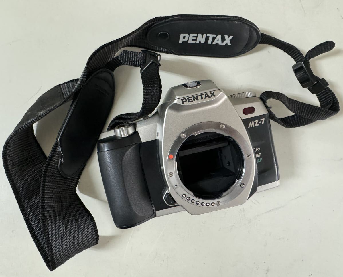 PENTAX ペンタックス フィルム一眼レフカメラ MZ-7 動作未確認 _画像1