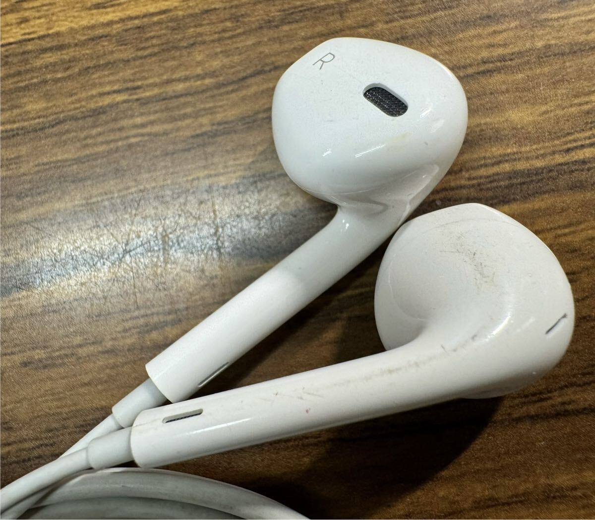 Apple Lightning イヤホンマイク Apple 純正 EarPods アップル イヤホン 中古 ライトニング の画像10