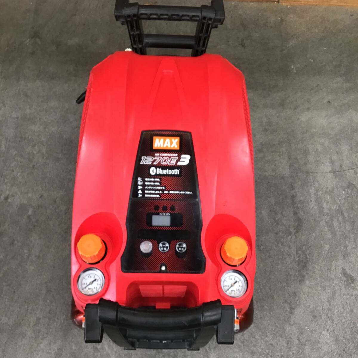【中古品】マックス(MAX) エアコンプレッサー AK-HH1270E3_レッド