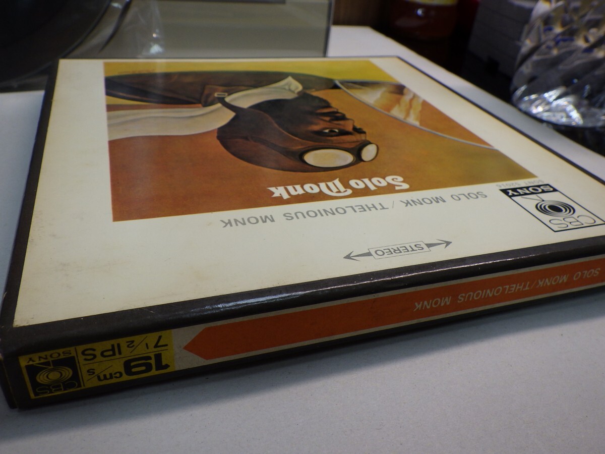 【￥1,000～】Reel-to-reel-tape 7inch｜オープンリール★CBS SONY/4TRACK★Thelonious Monk（セロニアス・モンク）「SOLO MONK」ピアノの画像2