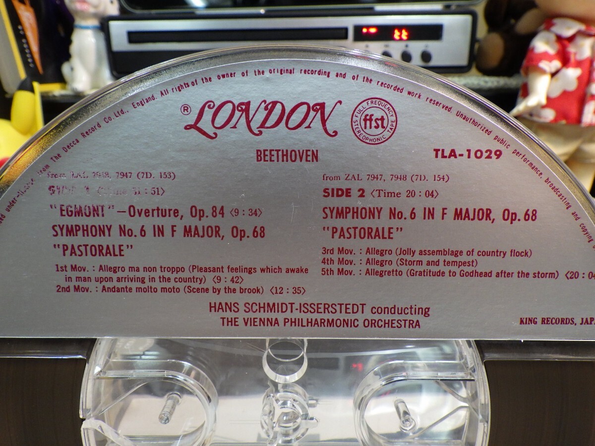 【￥1,000～】Reel-to-reel-tape 7inch｜オープンリール★KING/4TRACK★BEETHOVEN：SYMPHONY NO.6 pastorale／H.S-Isserstedt ウィーンの画像9