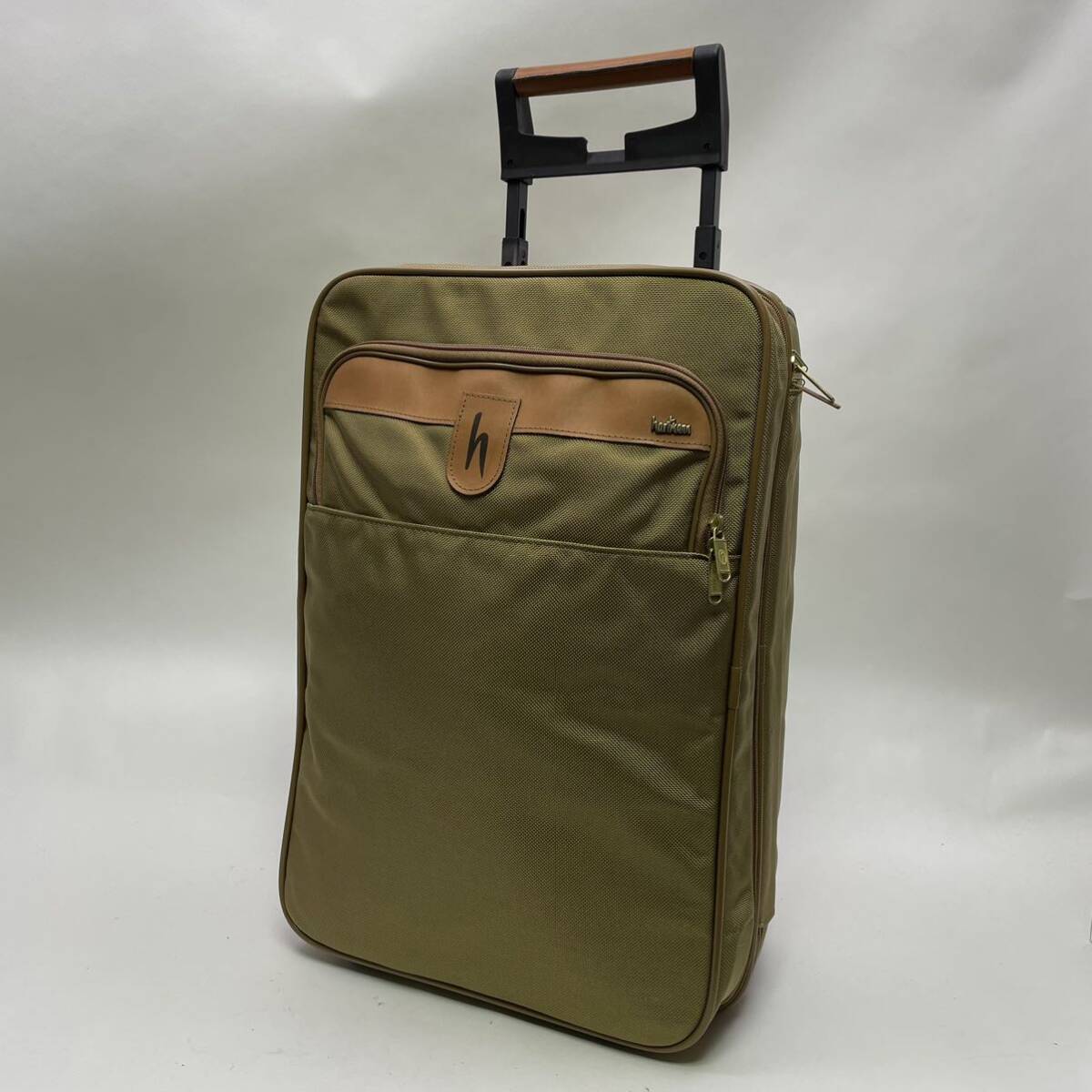  beautiful goods!! hartmann Heart man Carry case suitcase bag travel business trip 2 wheel D6-1