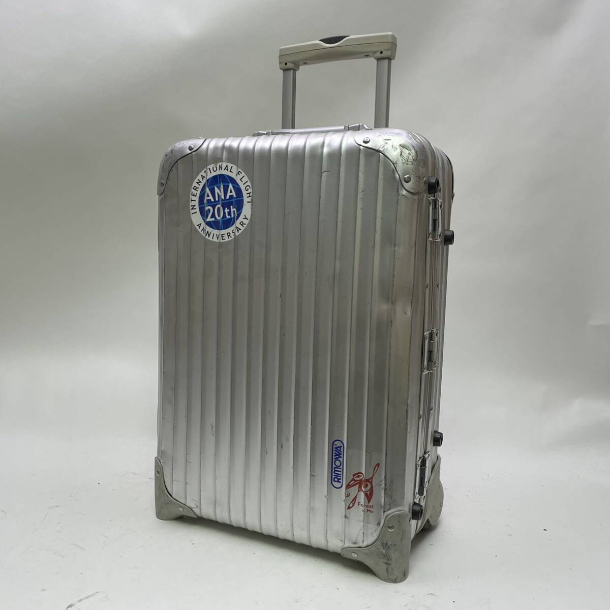 RIMOWA リモワ 32L ロック難 アルミ トパーズ スーツケース キャリーケース 929.52 ２輪 D21-25の画像1