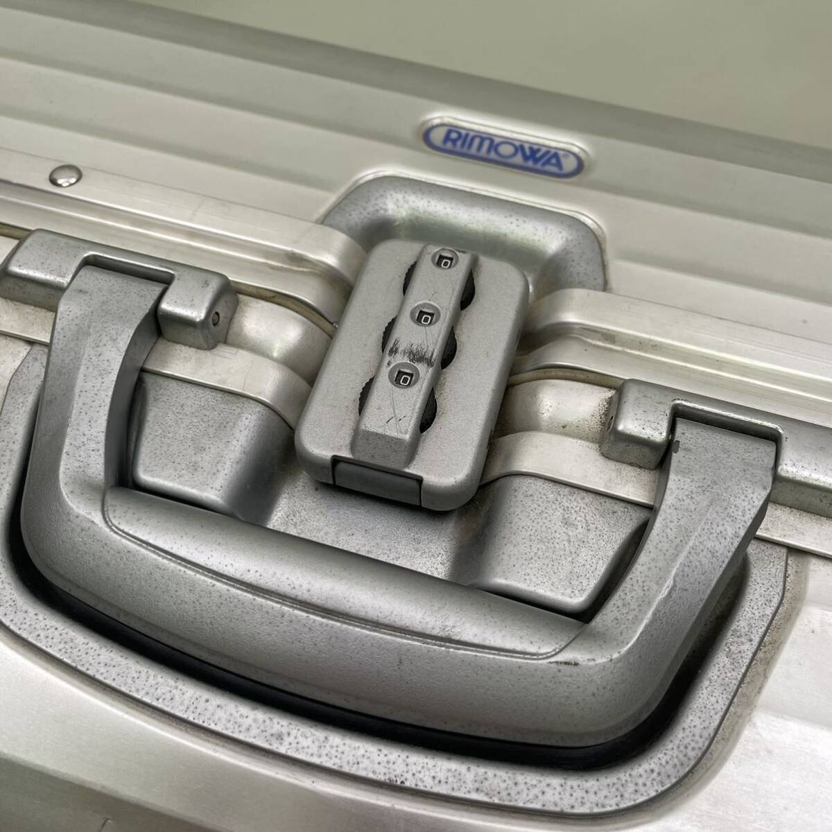 RIMOWA リモワ プルタブ ヴィンテージ トパーズ 104L 4輪 スーツケース キャリーケース 931.77 車輪劣化あり D21-27の画像3