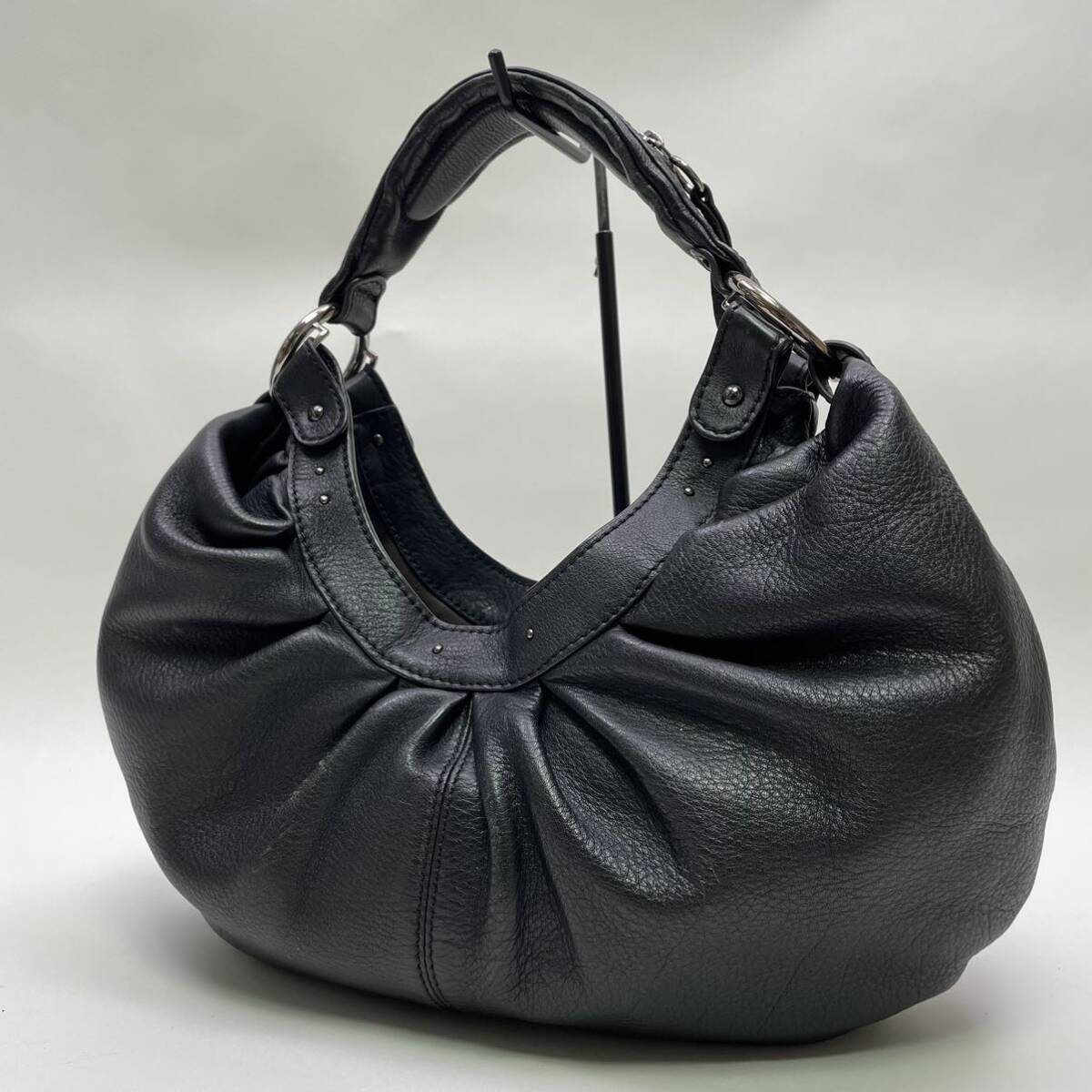 超美品 LANCEL ハンドバッグ レザー 袋付き D27-7_画像3