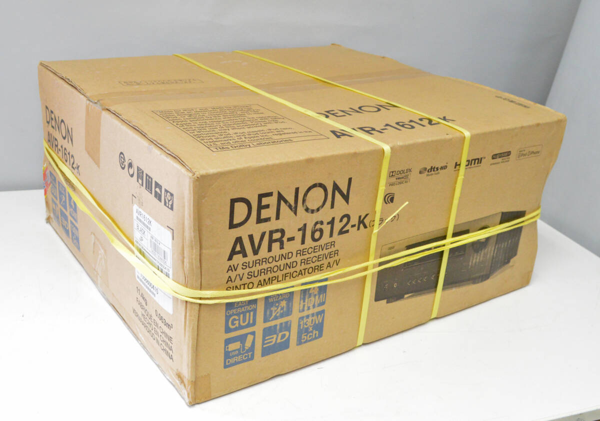 新品未開封品/送料無料 DENON デノン AVR-1612-K 5.1ch AVサラウンドレシーバー HDMI/USB 高級AVアンプ ys933