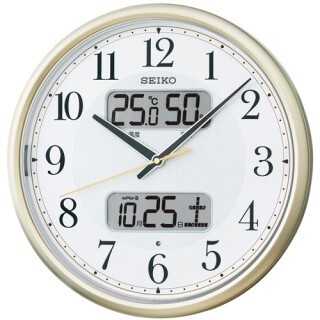  максимальное снижение 1 иен товар с некоторыми замечаниями Seiko радиоволны настенные часы KX384S (M155)