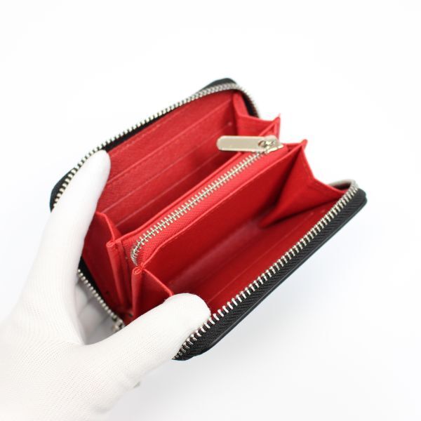  change purse . coin case men's lady's original leather black red new goods unused free shipping EPS-02 1 jpy 1