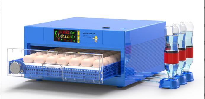 新入荷上質全自動孵卵器56卵インキュベーター 大容量 照卵器付き デジタル表示自動給水式自動温度制湿度保持鶏など家畜家禽鳥類専用 孵化器_画像1
