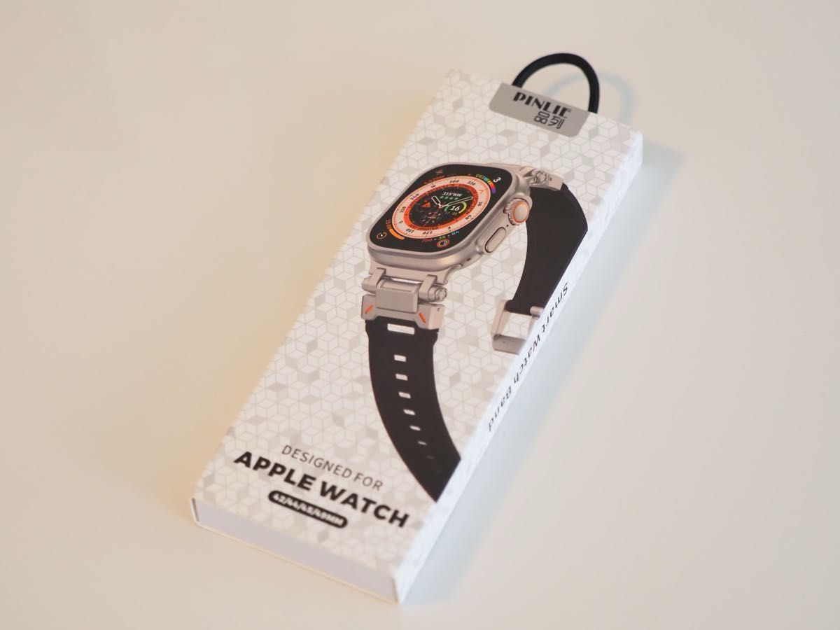apple Watchバンド 49/45/44/42mm アップルウォッチ ブラック Watch