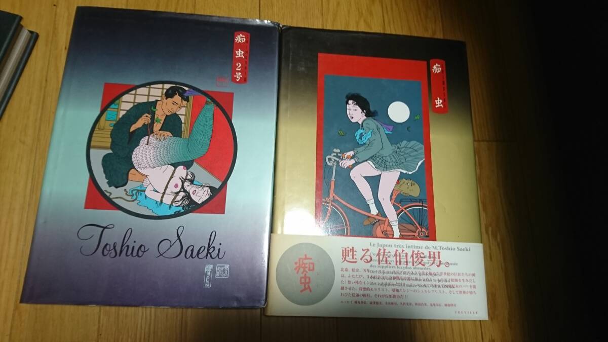 【希少】佐伯俊男作品集 痴虫１、２号（２冊セット）1995年と1996年  トレヴィル刊の画像1