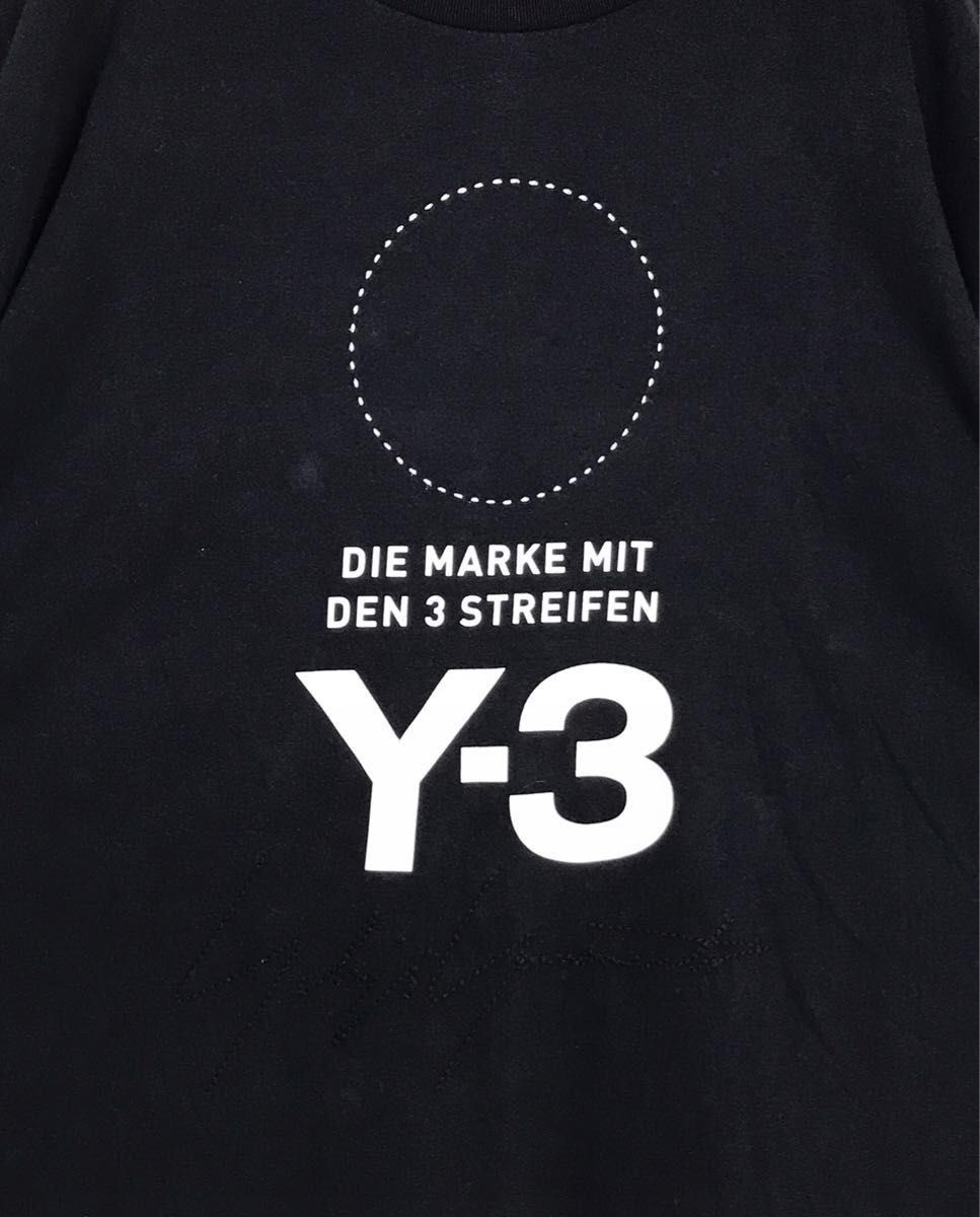 Y-3  ワイスリー adidas×ヨウジヤマモト　メンズ半袖Tシャツ  ブラック  XL  