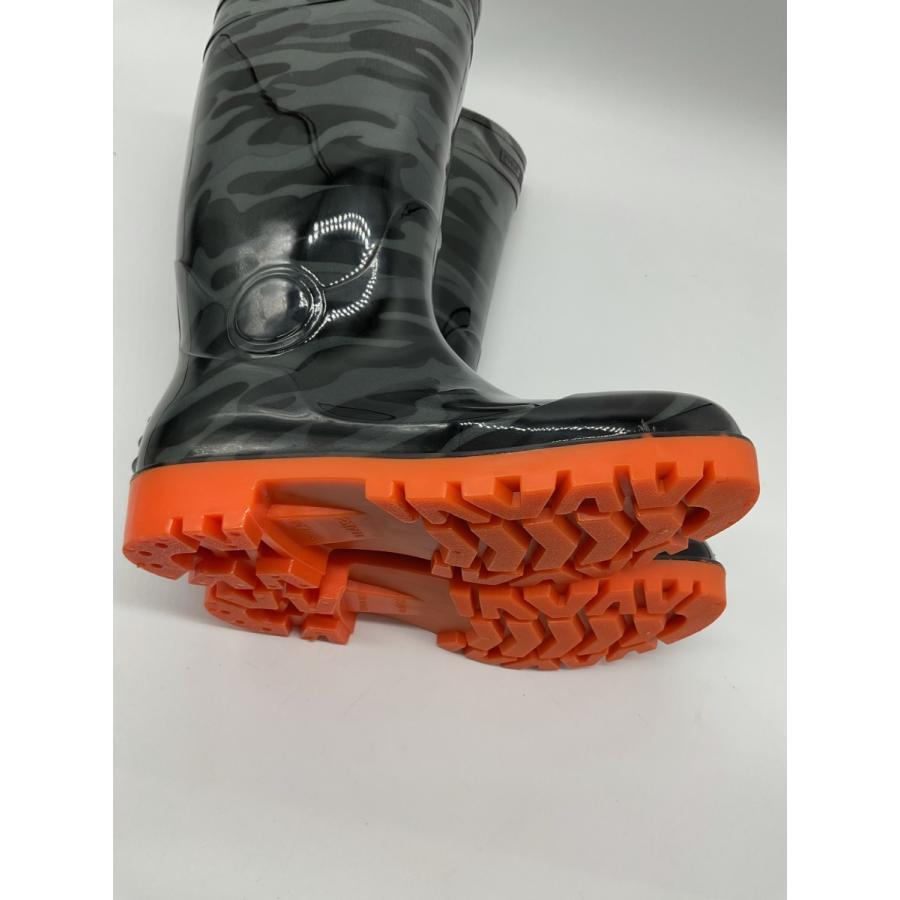  oil resistant safety boots camouflage pattern 27cm gray camouflage PVC boots public works construction safety boots steel iron . core camouflage 