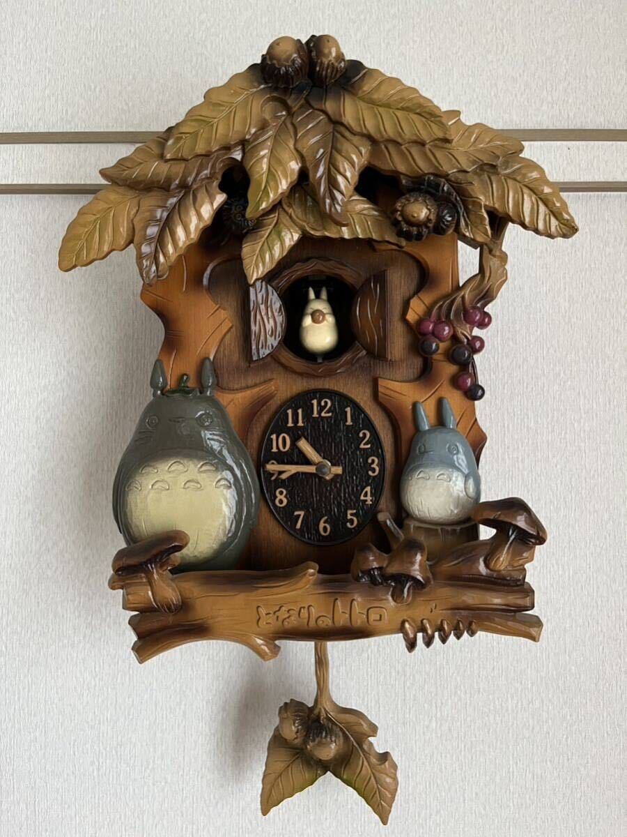 [ утиль ] Tonari no Totoro / настенные часы / из ../ из дерева / Ghibli 
