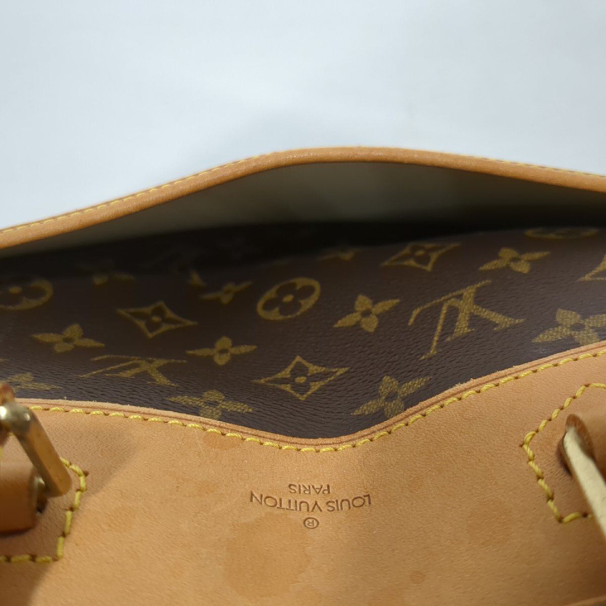 【1円スタート】 LOUIS VUITTON ルイ・ヴィトン ドーヴィル モノグラム ハンド バッグ M47270の画像10