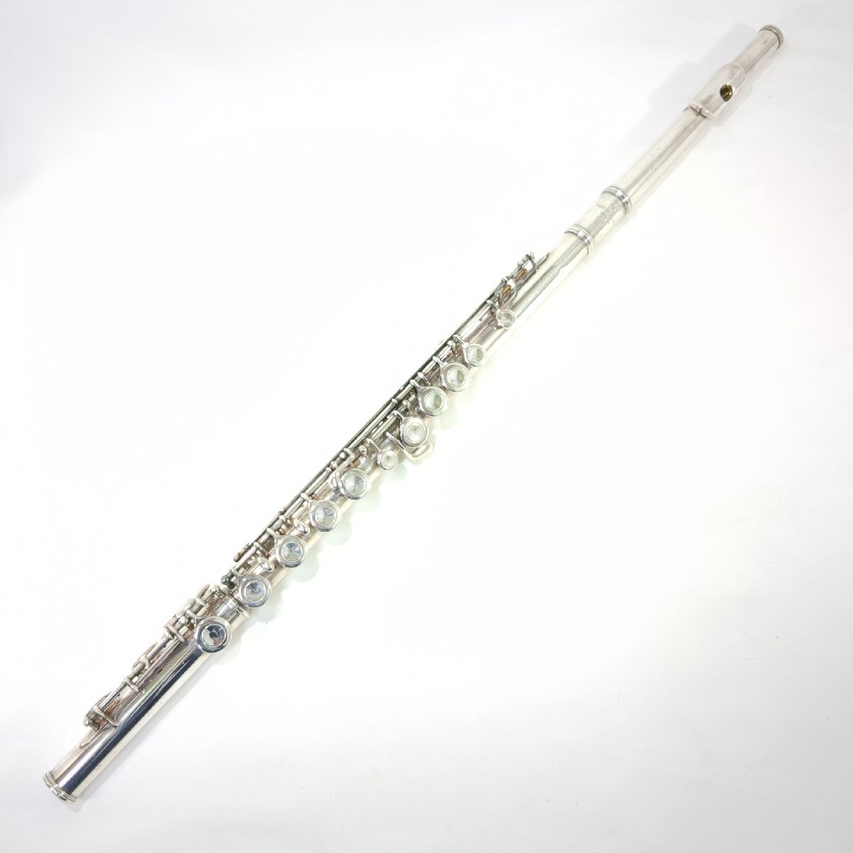 [1 иен старт ]SANKYO FLUTE солнечный kyo- флейта PRIMA ETUDE Prima Etude SAYAMA JAPAN кейс есть духовые инструменты серебряный цвет 