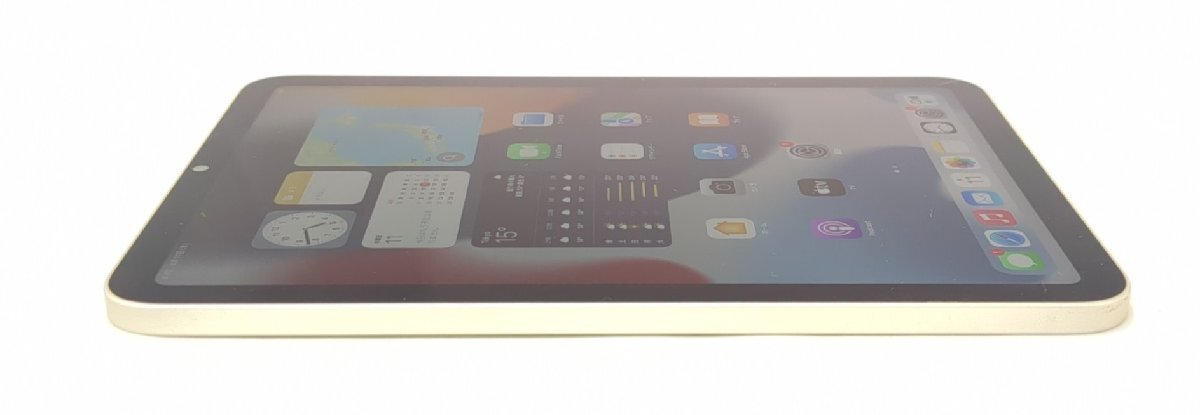 【1円スタート】Apple iPad mini アイパッド ミニ 第6世代 64GB Wi-Fi スターライト 箱あり 付属品あり MK7P3J/Aの画像6