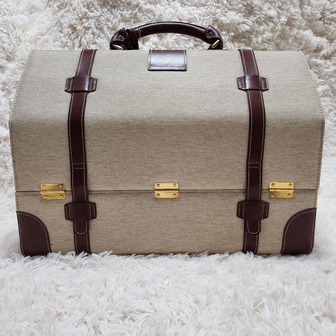 非売品 限定 トランク スーツケース キャリーケース 旅行バッグ 午後の紅茶 ノベルティ コイズミ 鍵付き アンティーク レトロの画像3