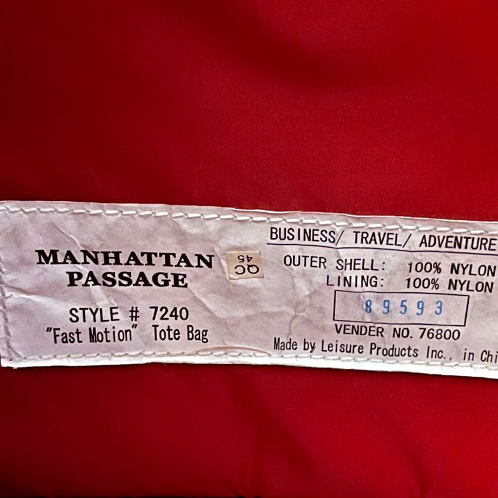 ⑧BN4092● MANHATTAN PASSAGE マンハッタンパッセージ ＃7240 ビジネストートバッグ ブラックの画像7