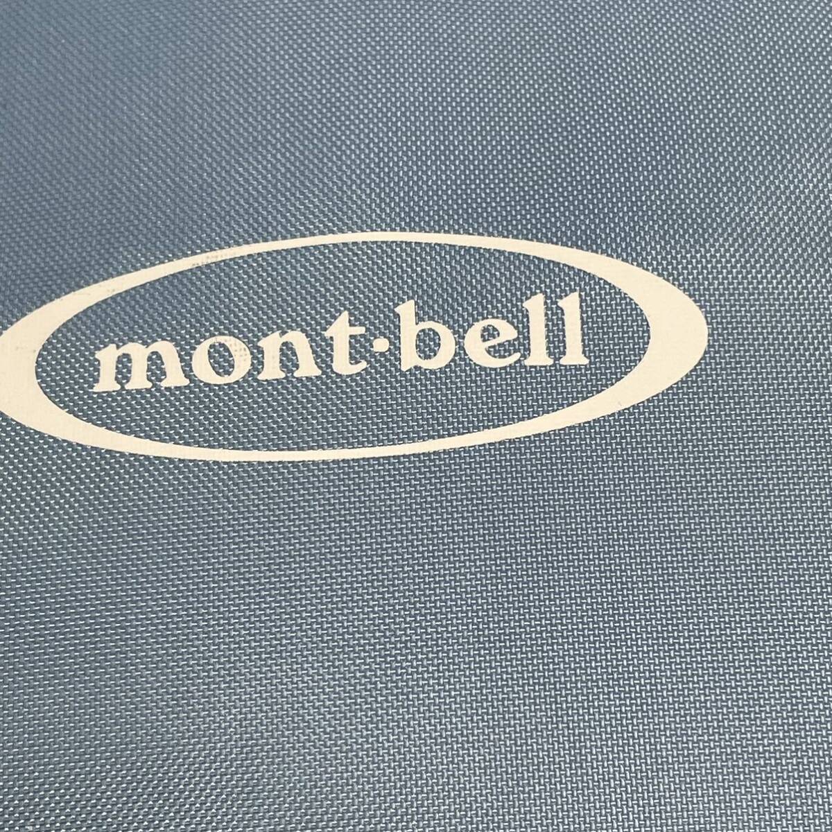 ★BN4217●mont・bell モンベル バックパック デイバッグ ナイロン ブルーグレー 軽量の画像3
