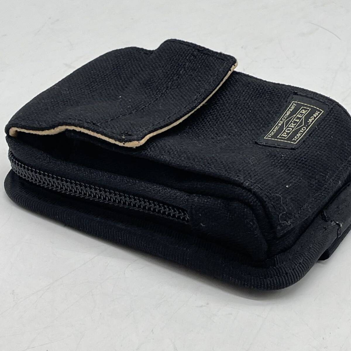 KO1861*POTER Porter mobile case multi pouch belt pouch inside side nappy material black digital camera electron cigarettes 