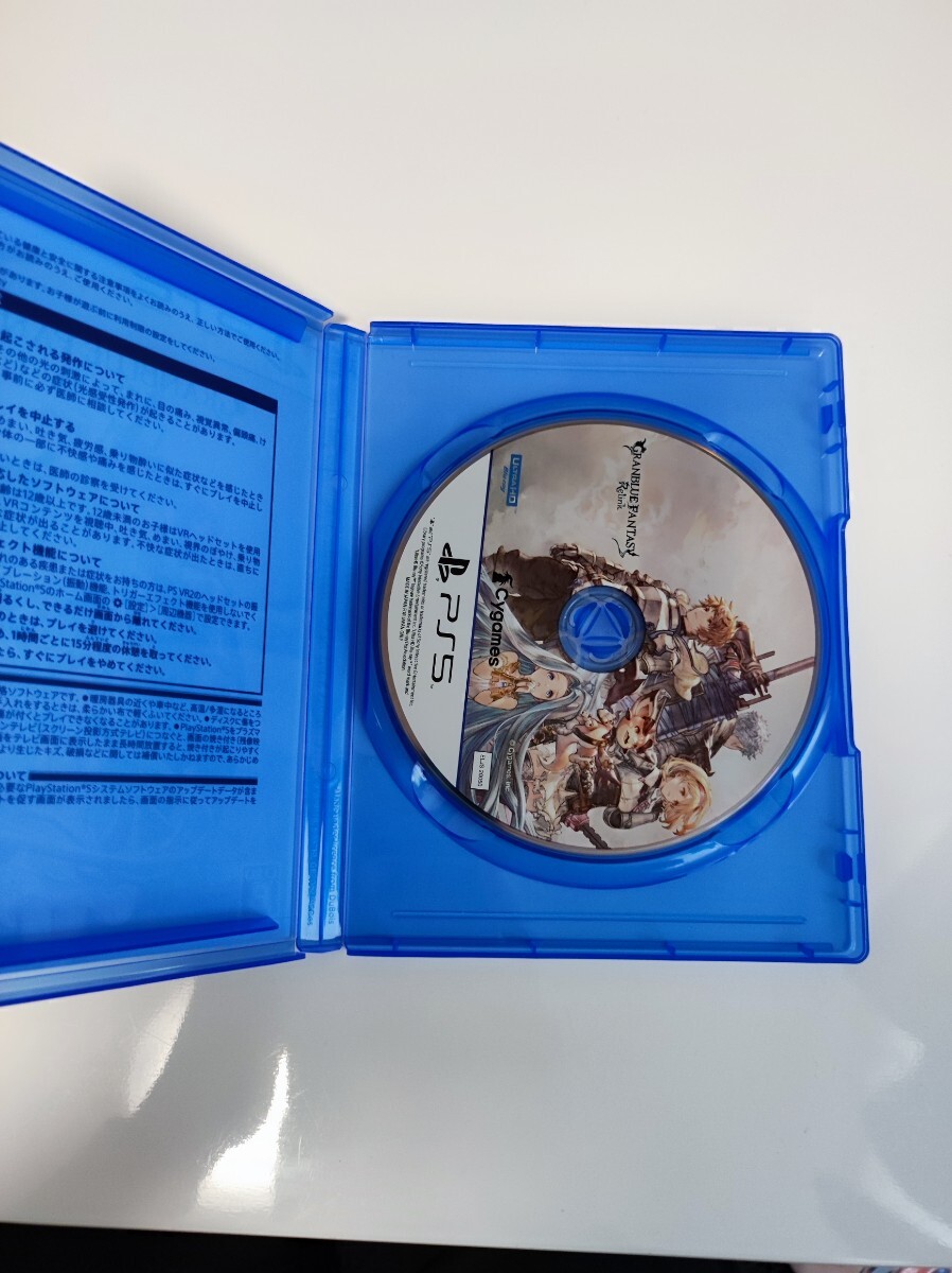 グランブルーファンタジー リリンク PS5ソフト中古品 コード無しの画像2