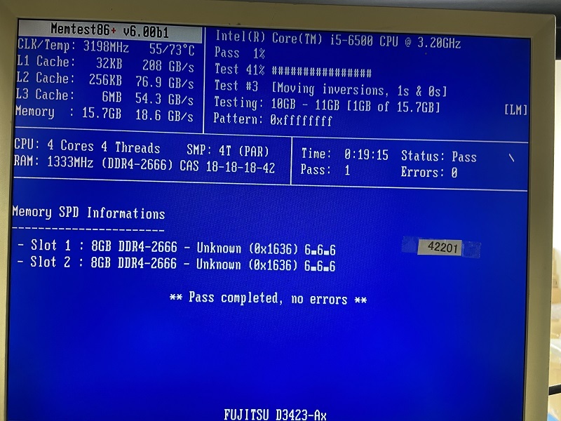 DDR4 2666 8GB 2枚組 16GB DDR4 デスクトップ用メモリ 288ピン ECC無し DESKTOP RAM (42201)の画像1
