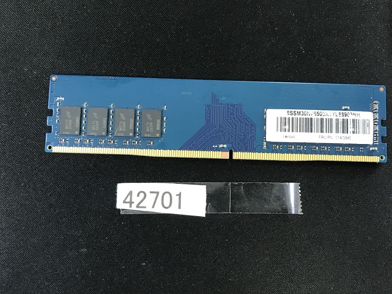 RAMAXEL 1Rx8 PC4-2666V 8GB DDR4 настольный память 288 булавка ECC нет DESKTOP RAM (42701)