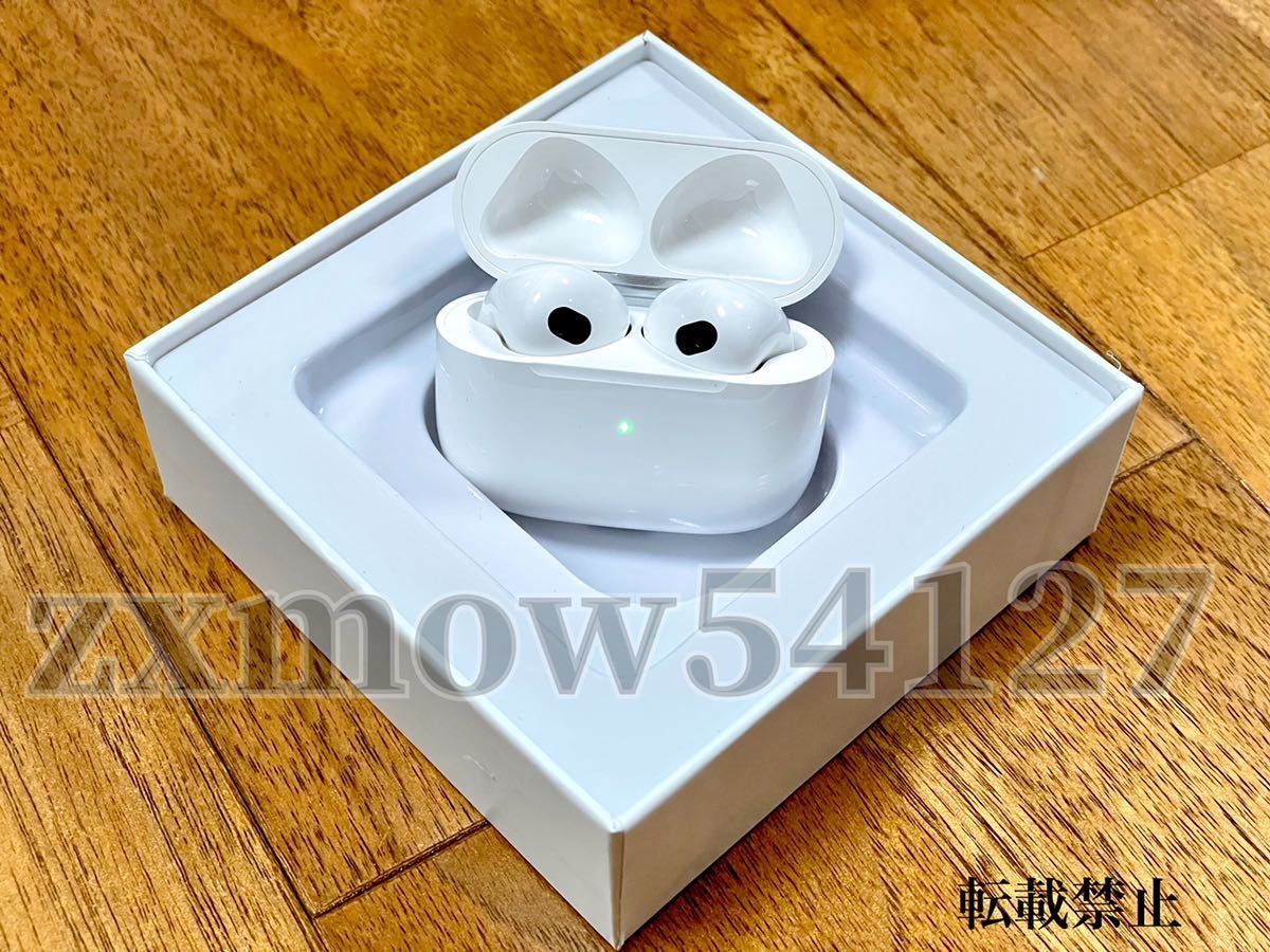 【2024最新】AirPods 第3世代型 互換品 イヤホン TWS 充電ケース付 Pro ワイヤレスイヤホン Android iPhone8 X 11 12 13 Bluetooth 高音質_画像2