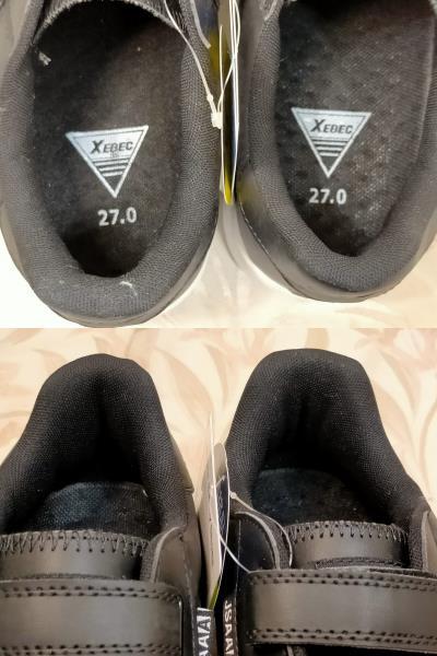 新品　XEBEC　ベーシック　セフティシューズ　安全靴　ブラック　27.0cm　未使用品 /_画像5