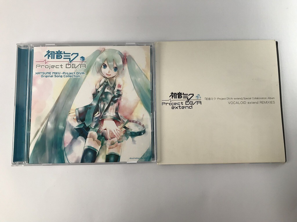 TE925 初音ミク Project DIVA Original Song Collection VOCALOID extend REMIXIES 2枚セット 【CD】 1208の画像1
