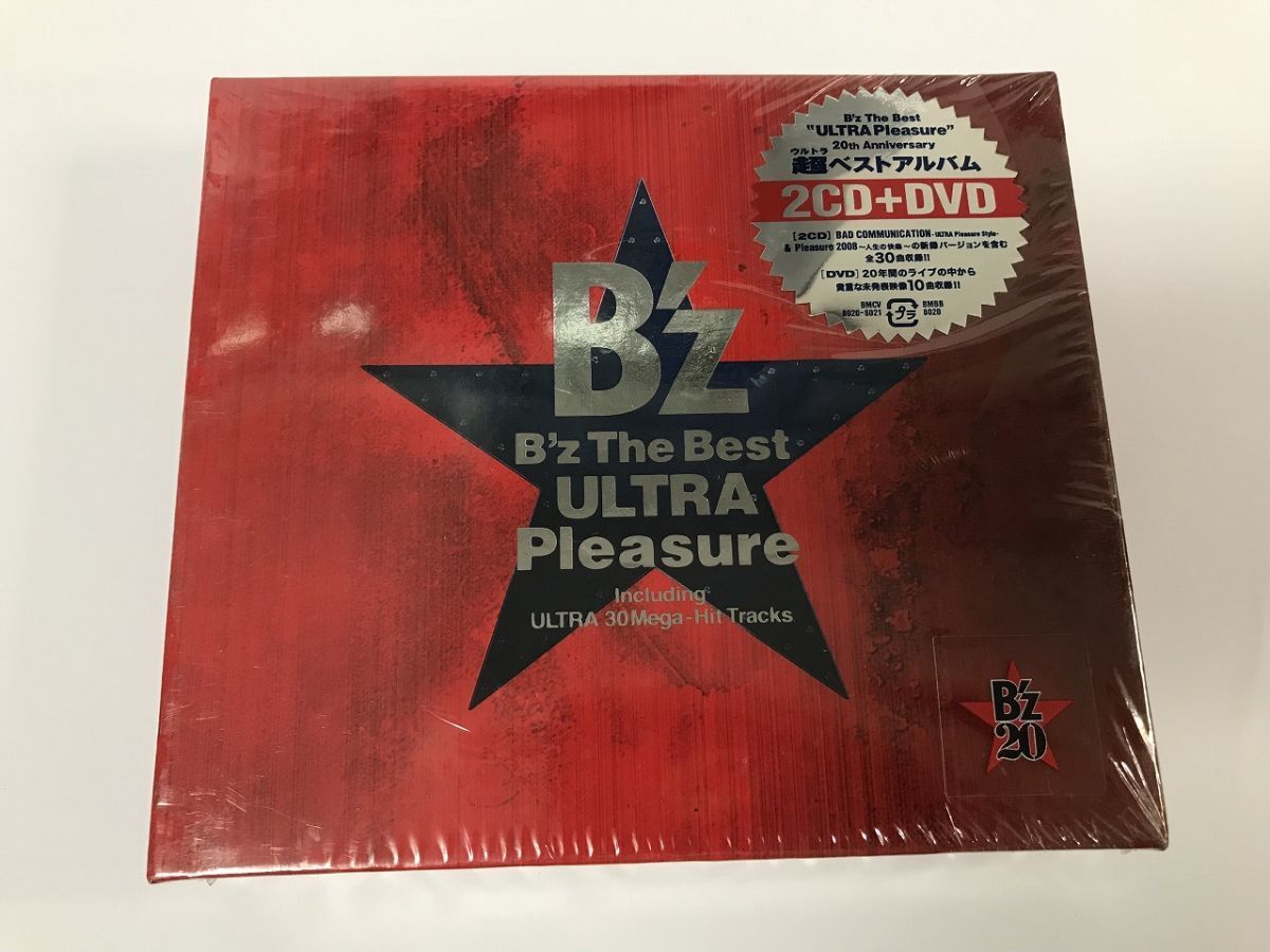 TF413 未開封 B’z / B’z The Best ULTRA Pleasure DVD付初回限定盤 【CD】 105の画像1