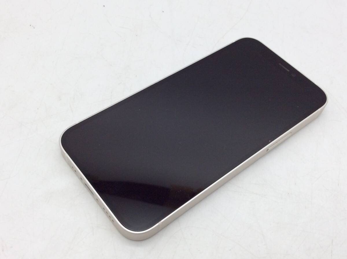 #3244 Apple iPhone12 mini 128GB White A2398 MGDM3J/A バッテリ82% IMEI:353014111415224 判定〇 SIMロックあり（ソフトバンク）の画像3